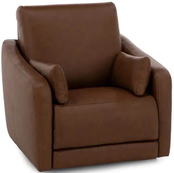 Flexsteel Aubrie Leather Power Wall Saver Recliner