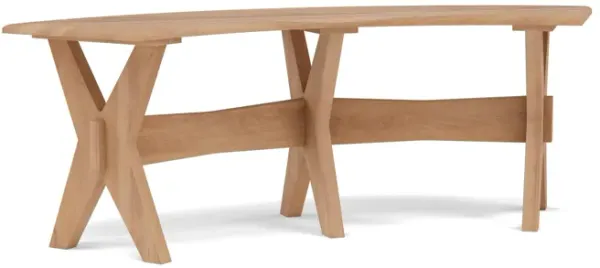 Gascho 54" Curved Bench In Tan M11