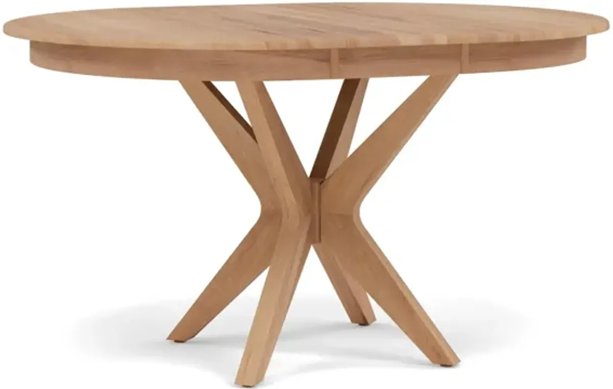 Gascho Warren 42-54" Round To Oval Dining Table In Tan M11