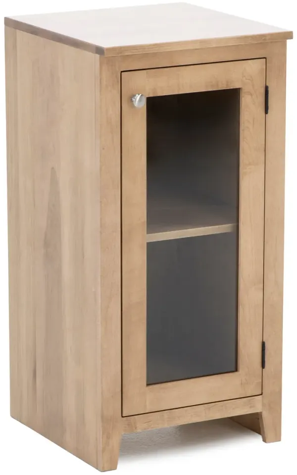 Gascho 18"  Modular Cabinet Glass Door Left Facing In Tan M11