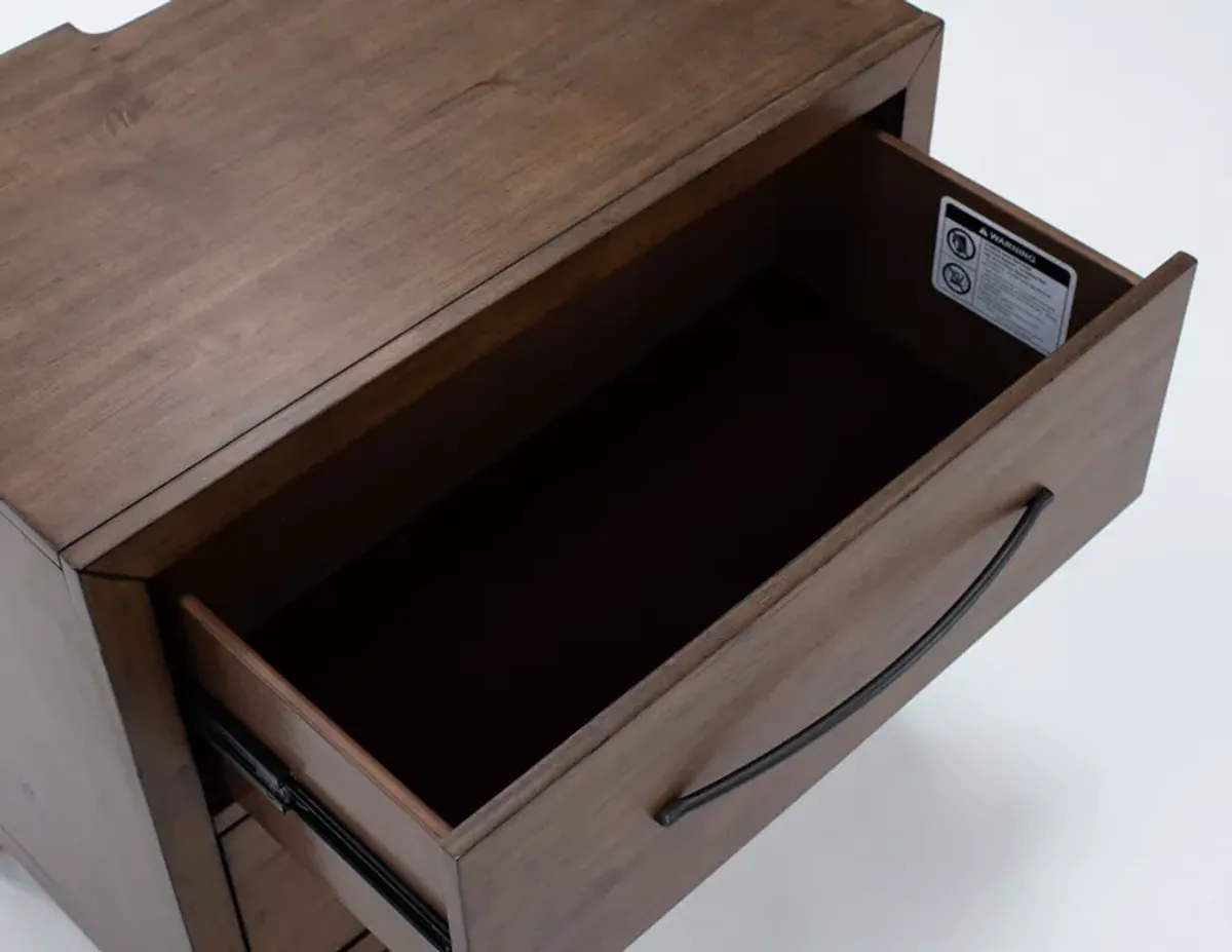 Vermont Two Drawer Nightstand