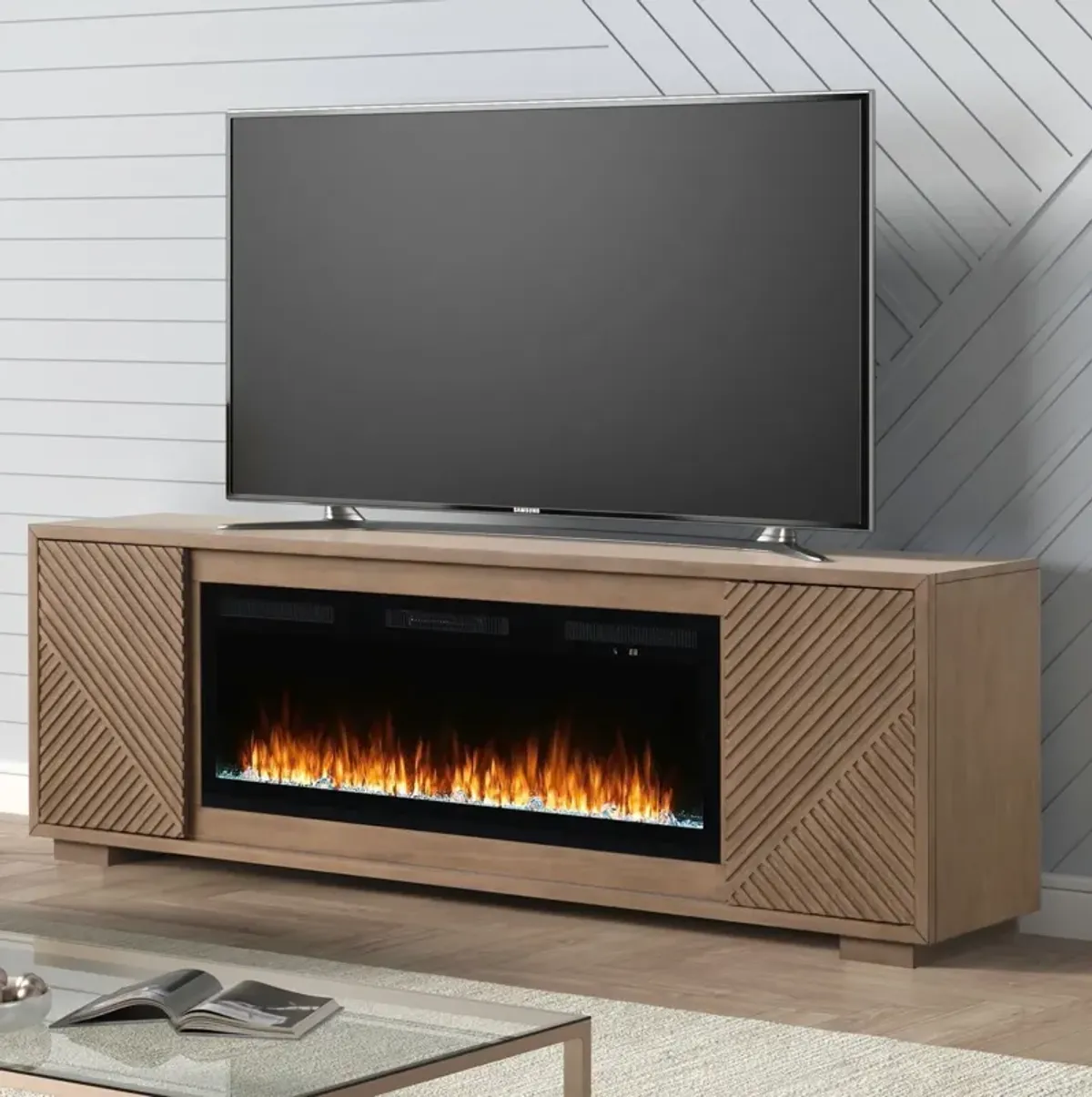 Easton 84" Fireplace