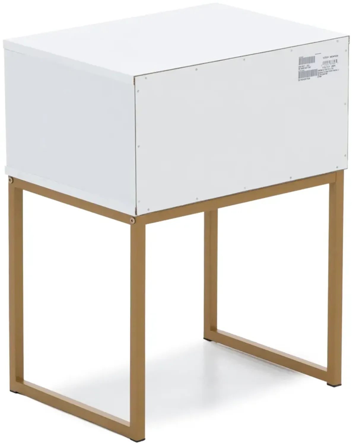 Logan Nightstand In Matte White