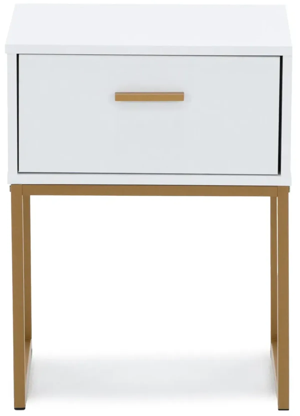 Logan Nightstand In Matte White