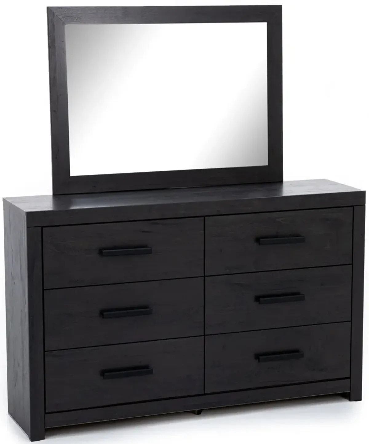 Rian Mirror In Charcoal Brown