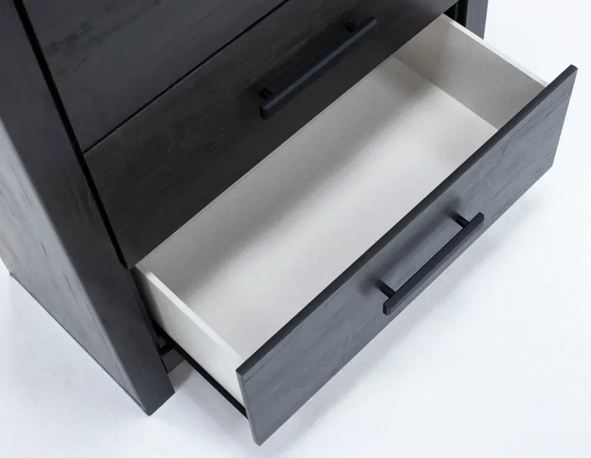 Rian Chest In Charcoal Brown