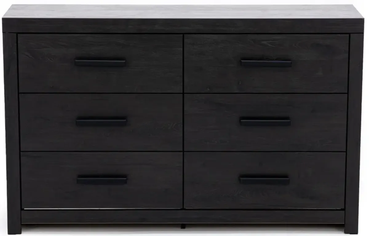 Rian Dresser In Charcoal Brown