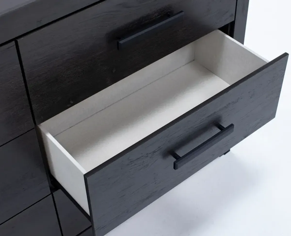 Rian Dresser In Charcoal Brown