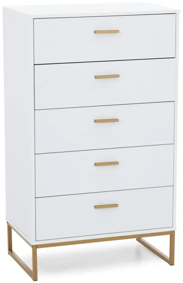 Logan Chest In Matte White