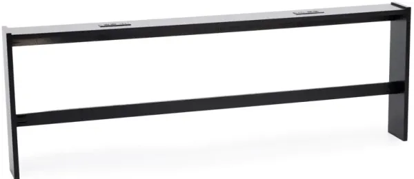 86" Black Console Table