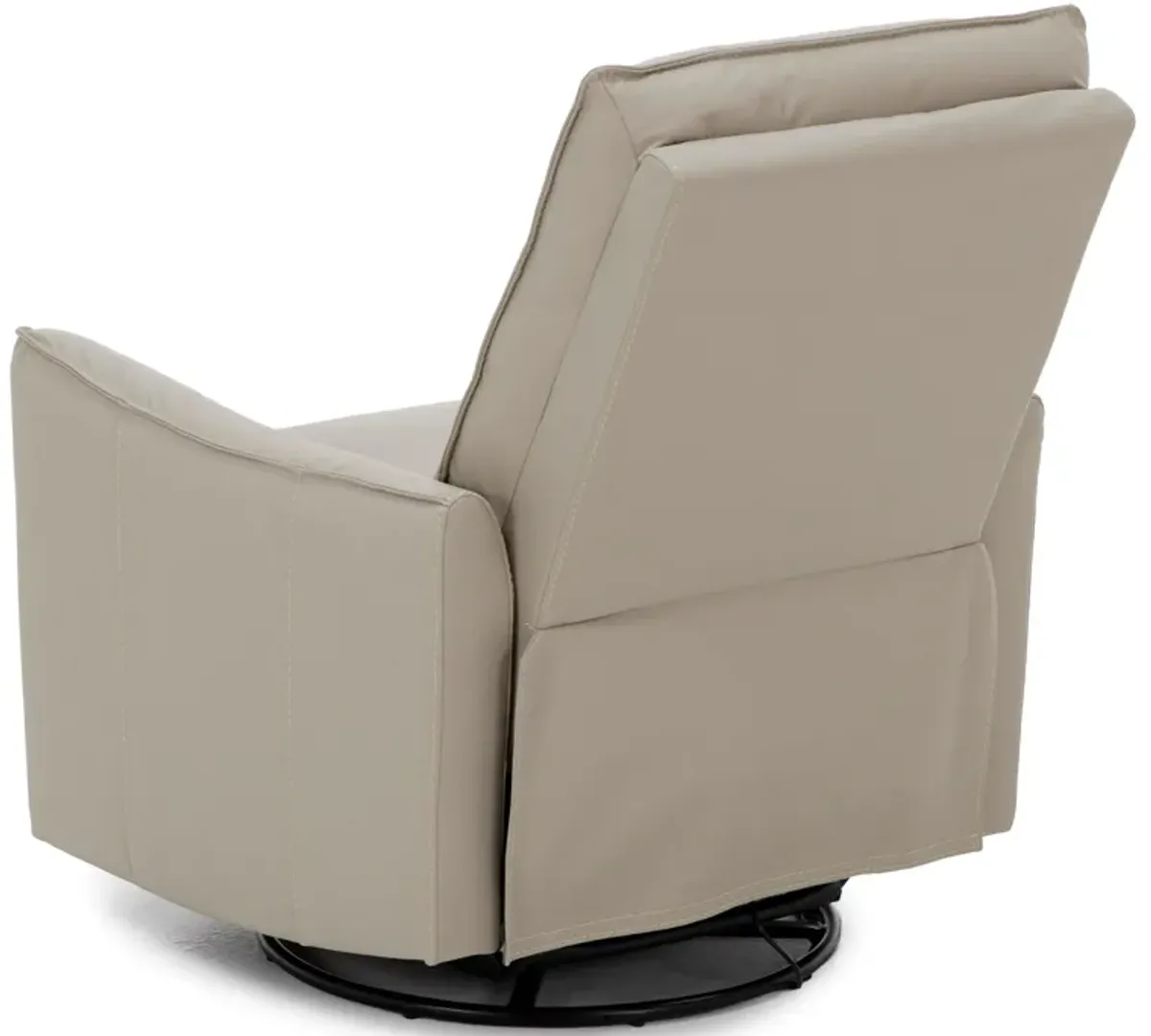 Pasadena Leather Power Headrest Swivel Glider Recliner