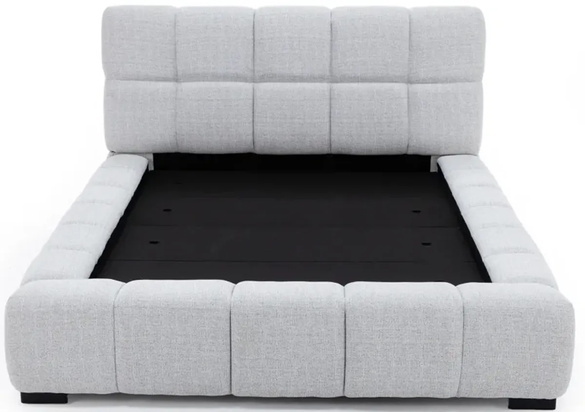 Monica King Upholstered Bed