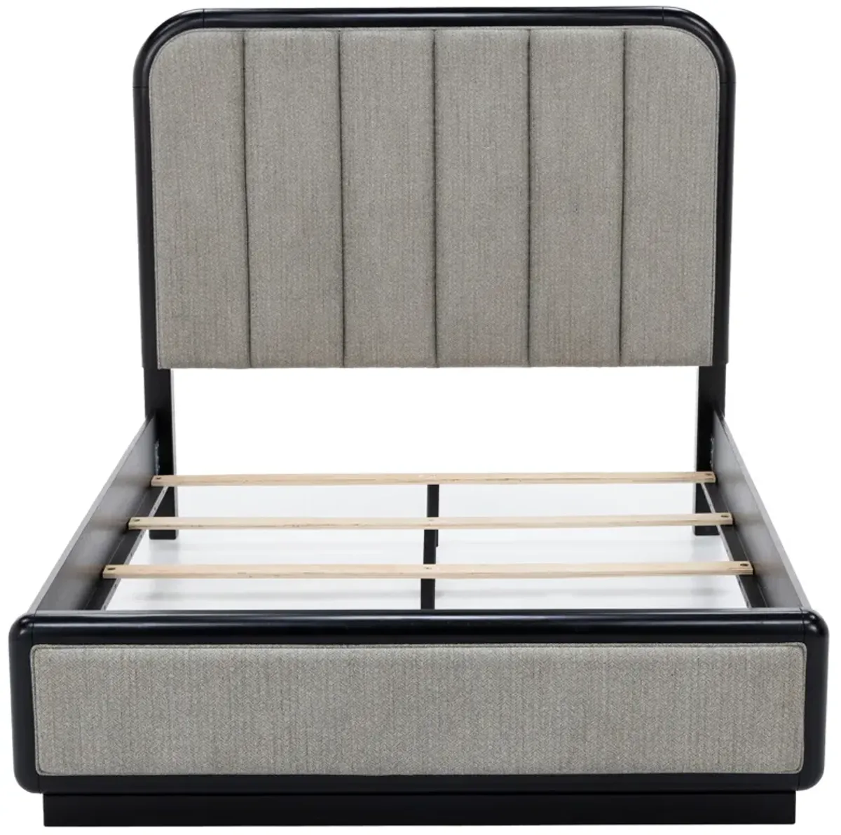 Monica King Upholstered Panel Bed