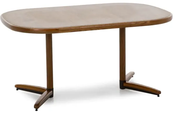 Monterey 42-60" Round To Oval Dining Table In Chestnut