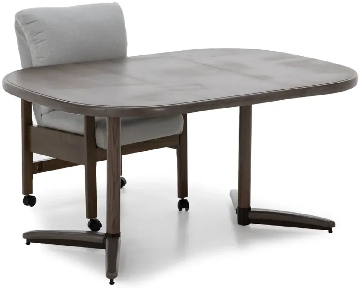 Monterey 42-60" Round To Oval Dining Table In Smoke