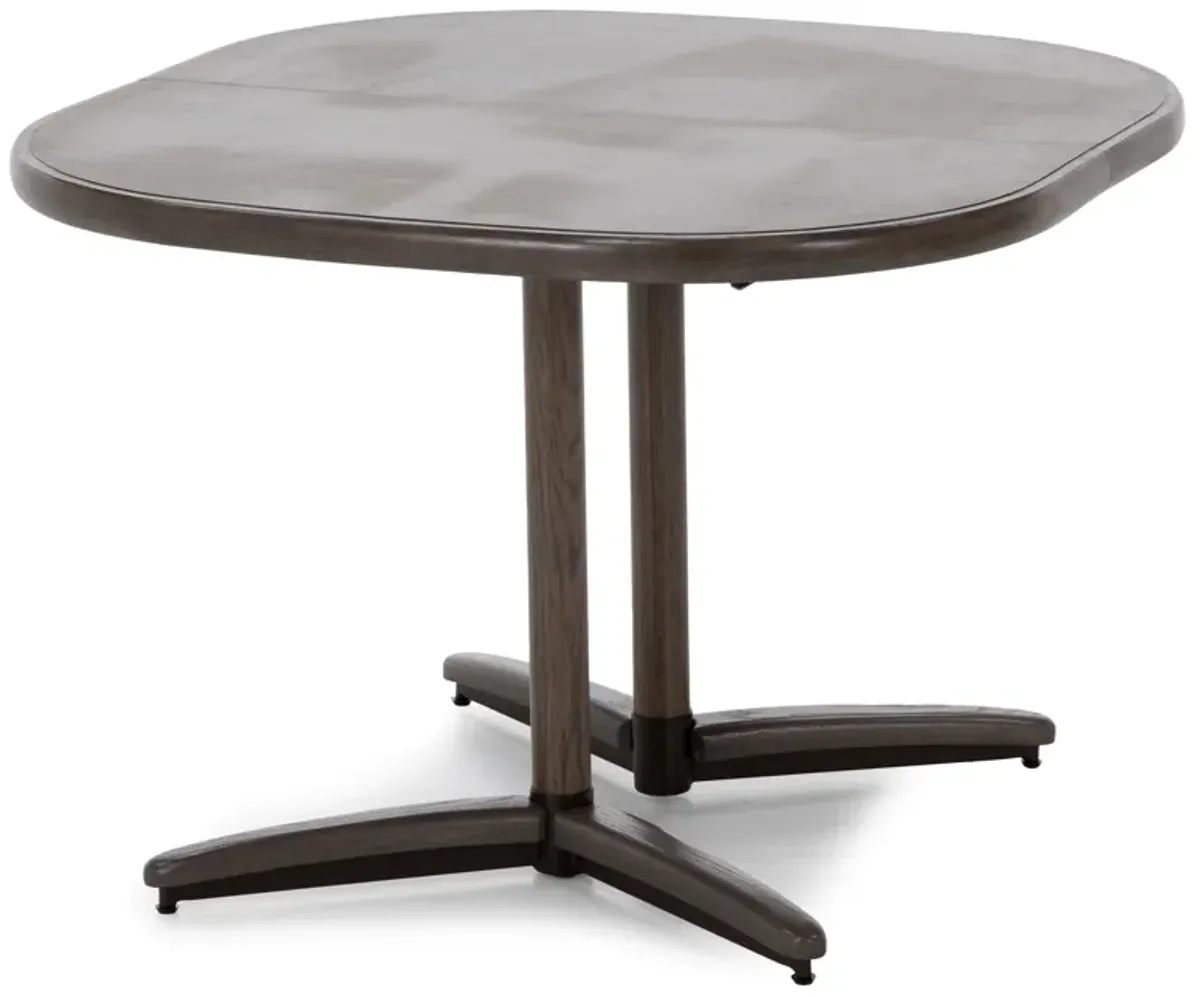 Monterey 42-60" Round To Oval Dining Table In Smoke