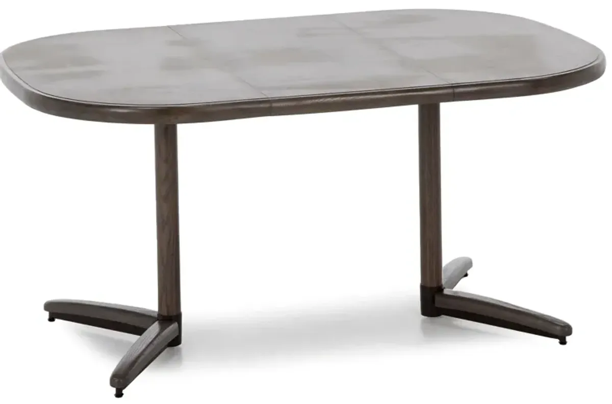 Monterey 42-60" Round To Oval Dining Table In Smoke