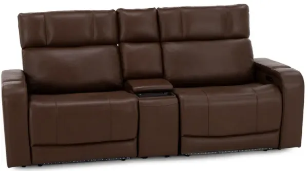 Blane 3-Pc. Leather Fully Loaded Zero Gravity Reclining Console Loveseat With Immersive Audio