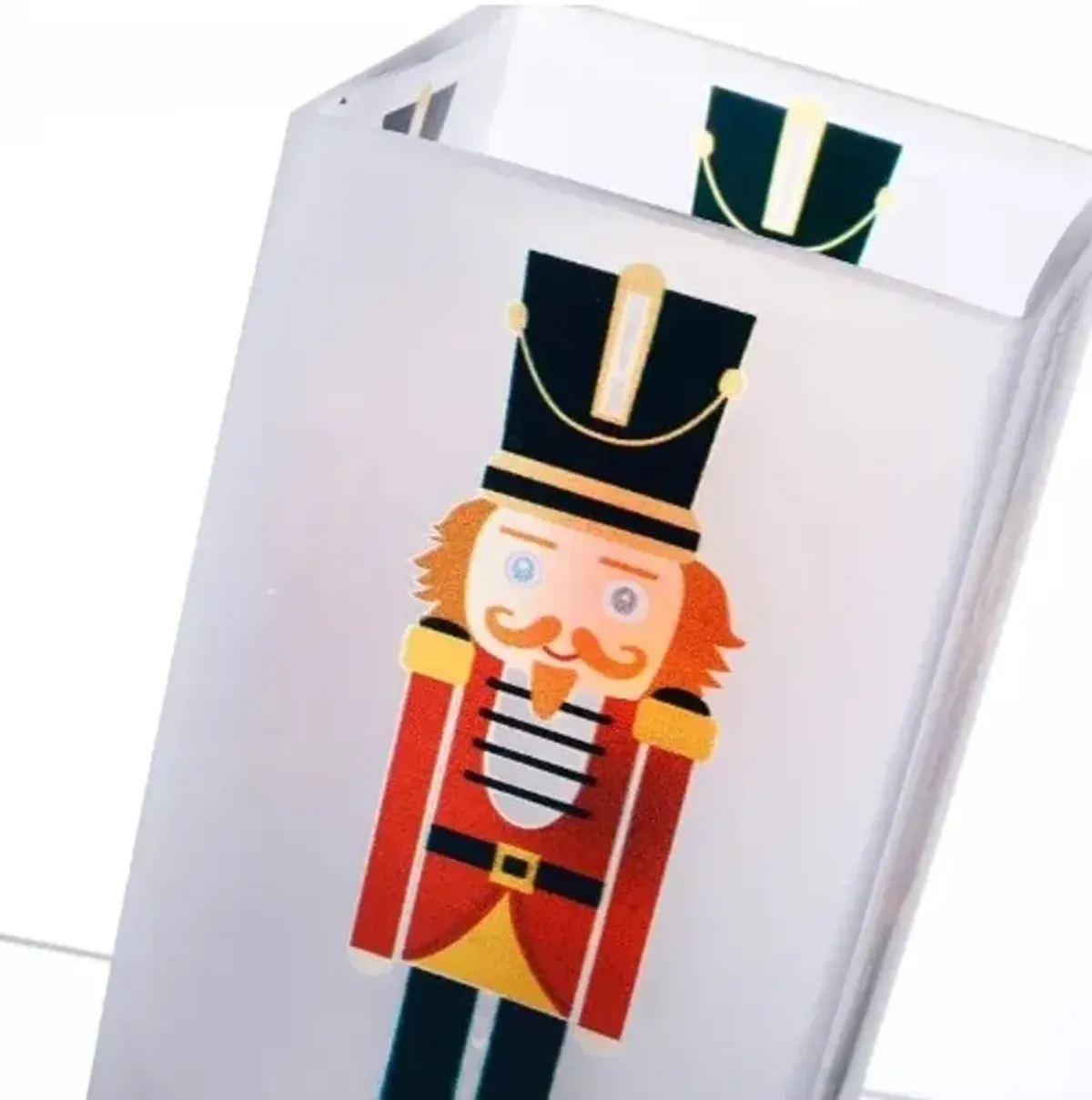 Assorted Nutcracker Glass Vase 3.5"W x 31.5"H (Each)