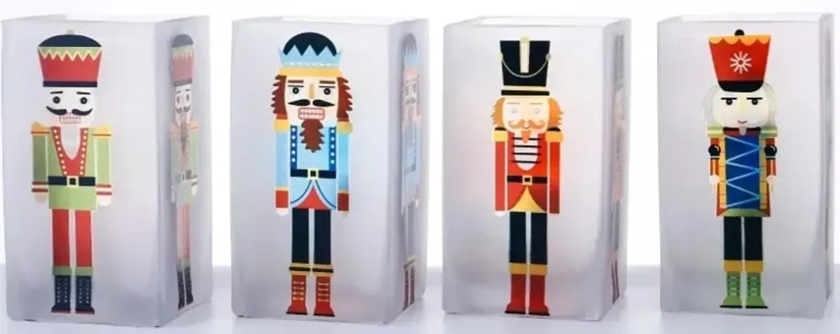 Assorted Nutcracker Glass Vase 3.5"W x 31.5"H (Each)