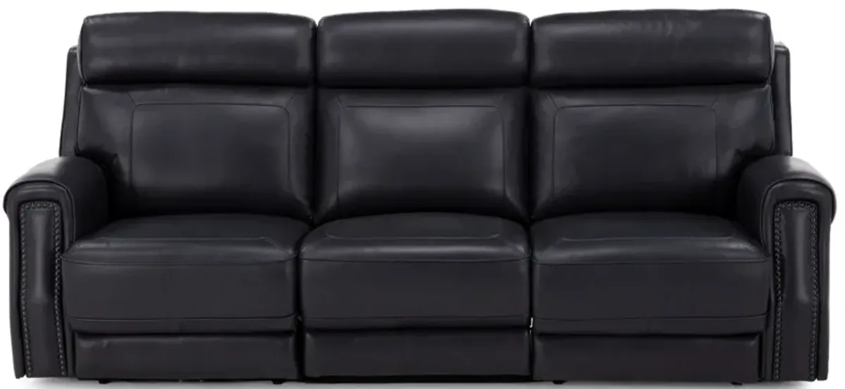 Kinston 3-Pc. Leather Fully Loaded Zero Gravity Reclining Sofa With Heat And Massage
