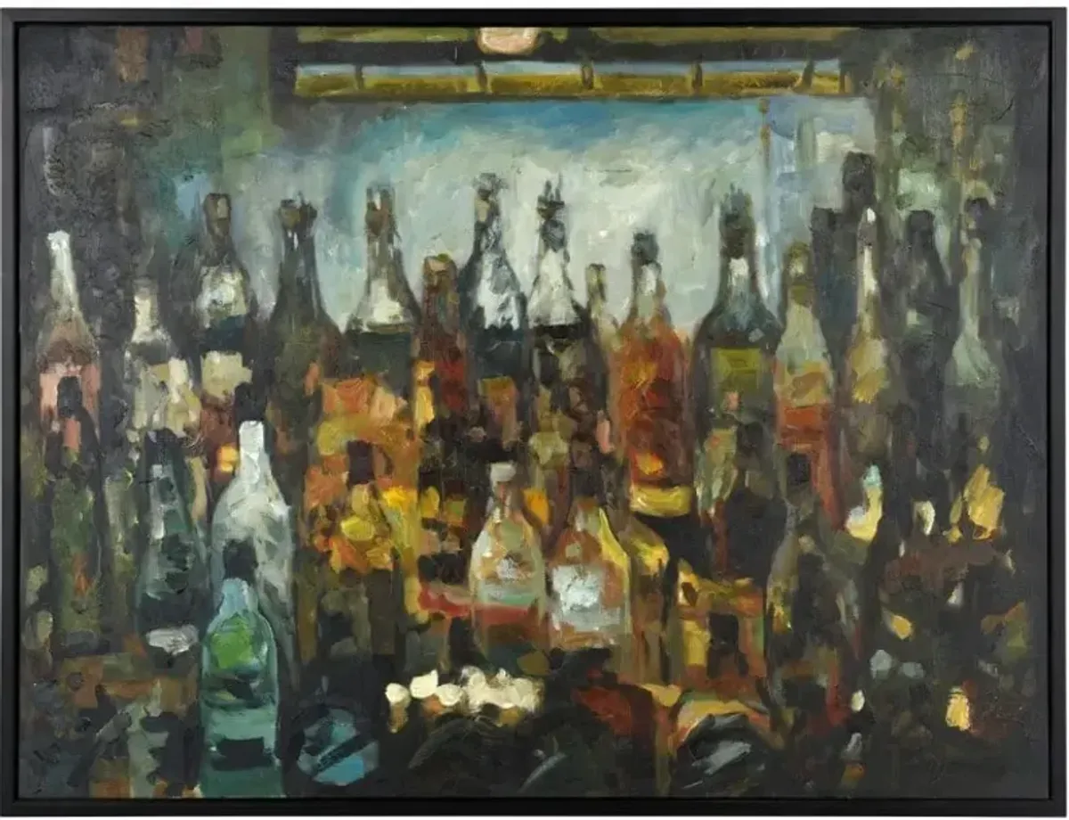 Spirits Framed Canvas Art 50"W x 38"H