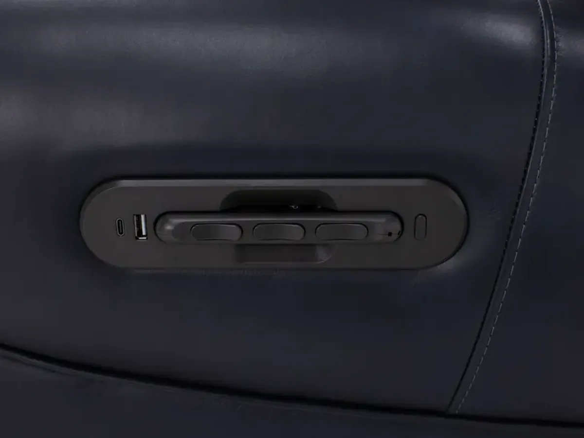 Kinston 5-Pc. Leather Fully Loaded Zero Gravity Reclining Modular With Heat And Massage