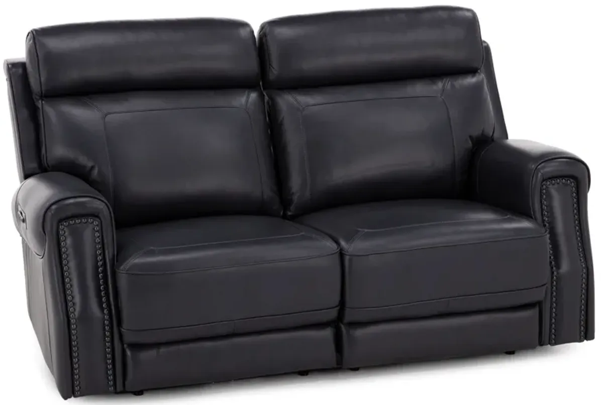 Kinston 2-Pc. Leather Fully Loaded Zero Gravity Reclining Loveseat With Heat And Message