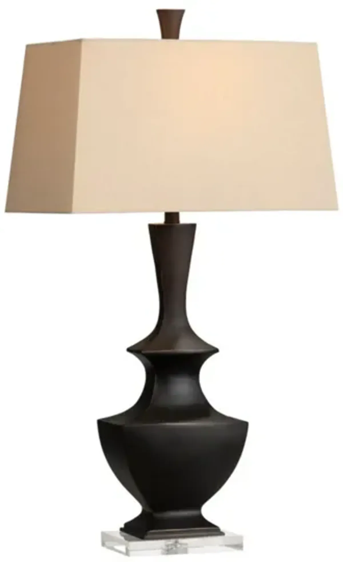 Modern Black Table Lamp 35"H