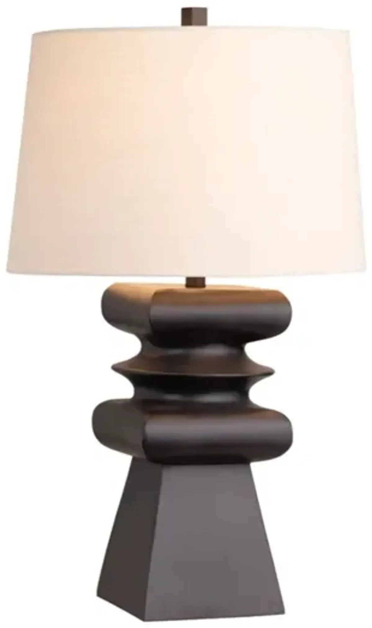 Matte Black Table Lamp 31"H