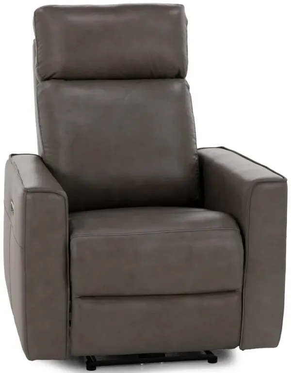Flipper Leather Power Headrest Recliner
