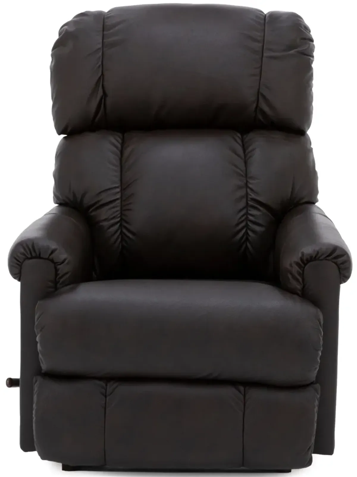 Pinnacle Leather Rocker Recliner in Umber