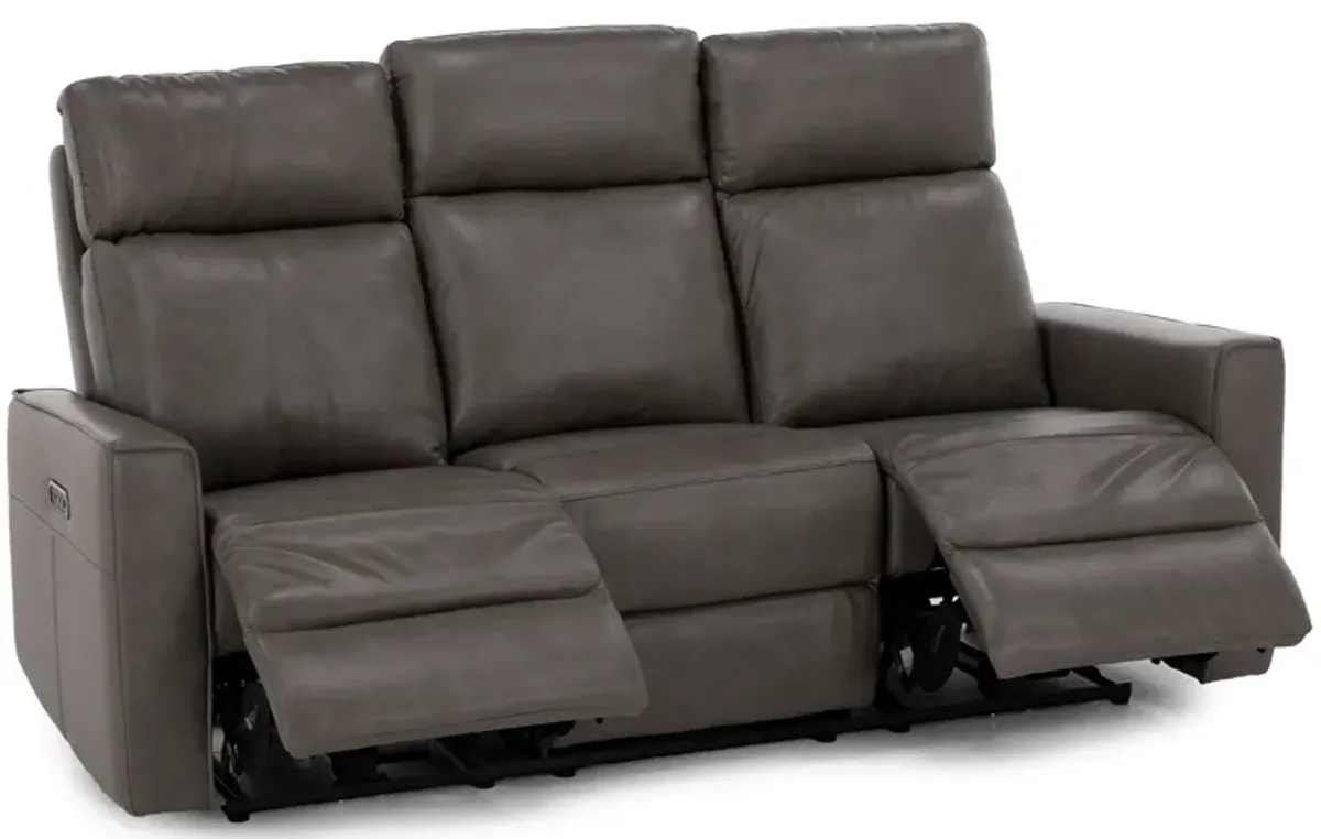 Flipper Leather Power Headrest Reclining Sofa
