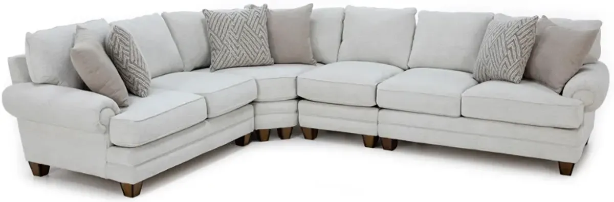 Maeve 4-Pc. Sectional in Blanco
