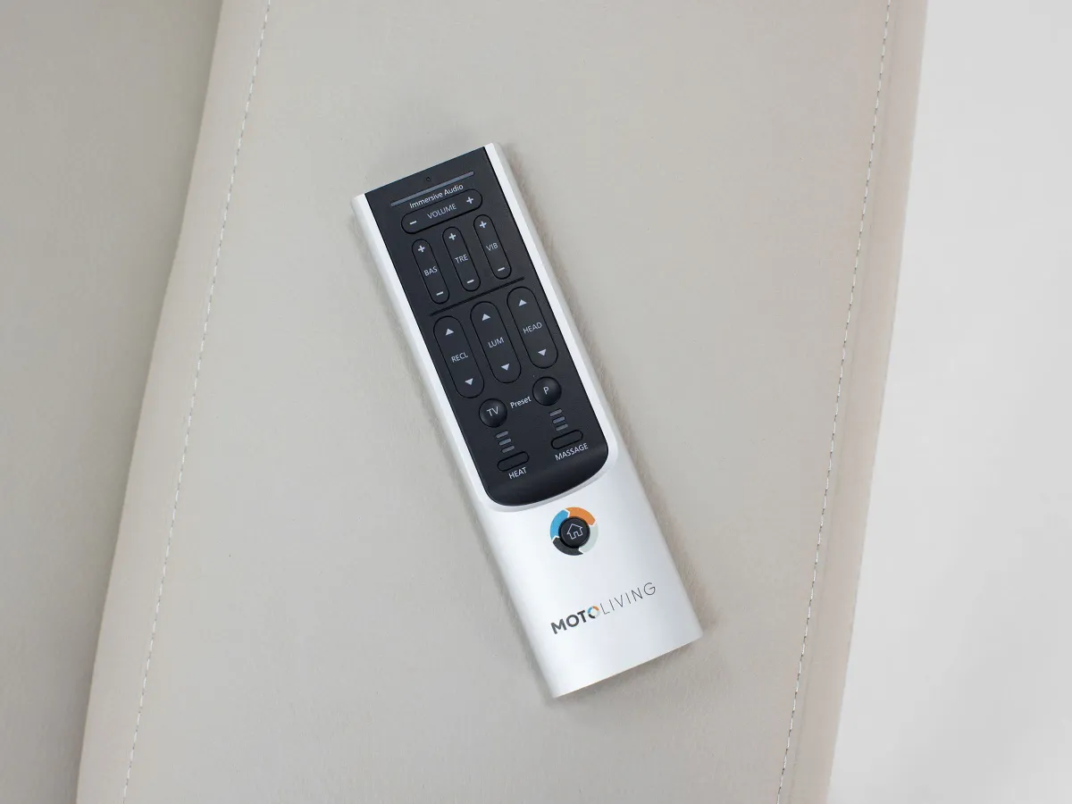 Percy Leather 5-Pc. Fully Loaded Wall Saver Modular With Immersive Audio, Heat And Massage