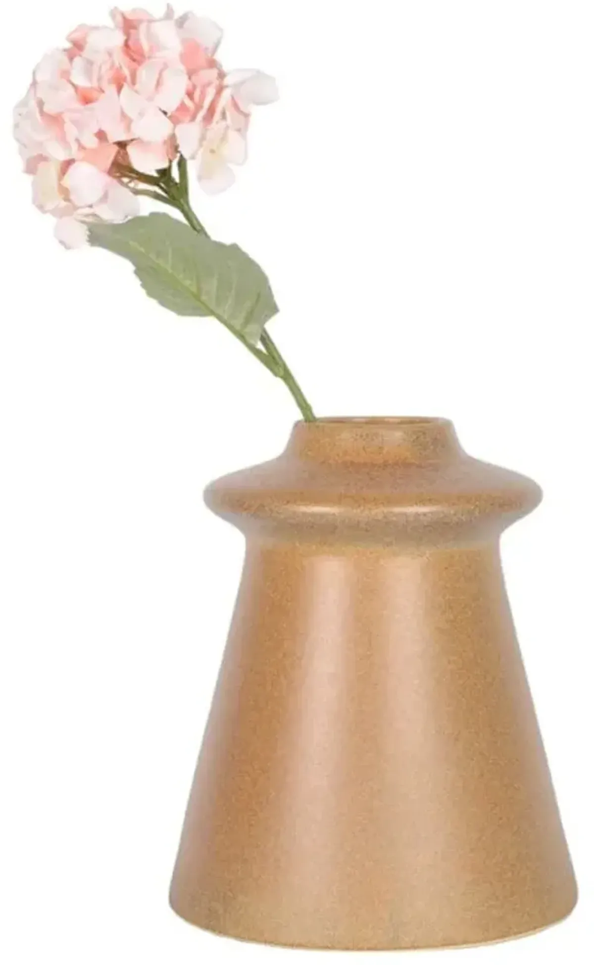 Mustard Modern Small Vase 10"W x 11"H