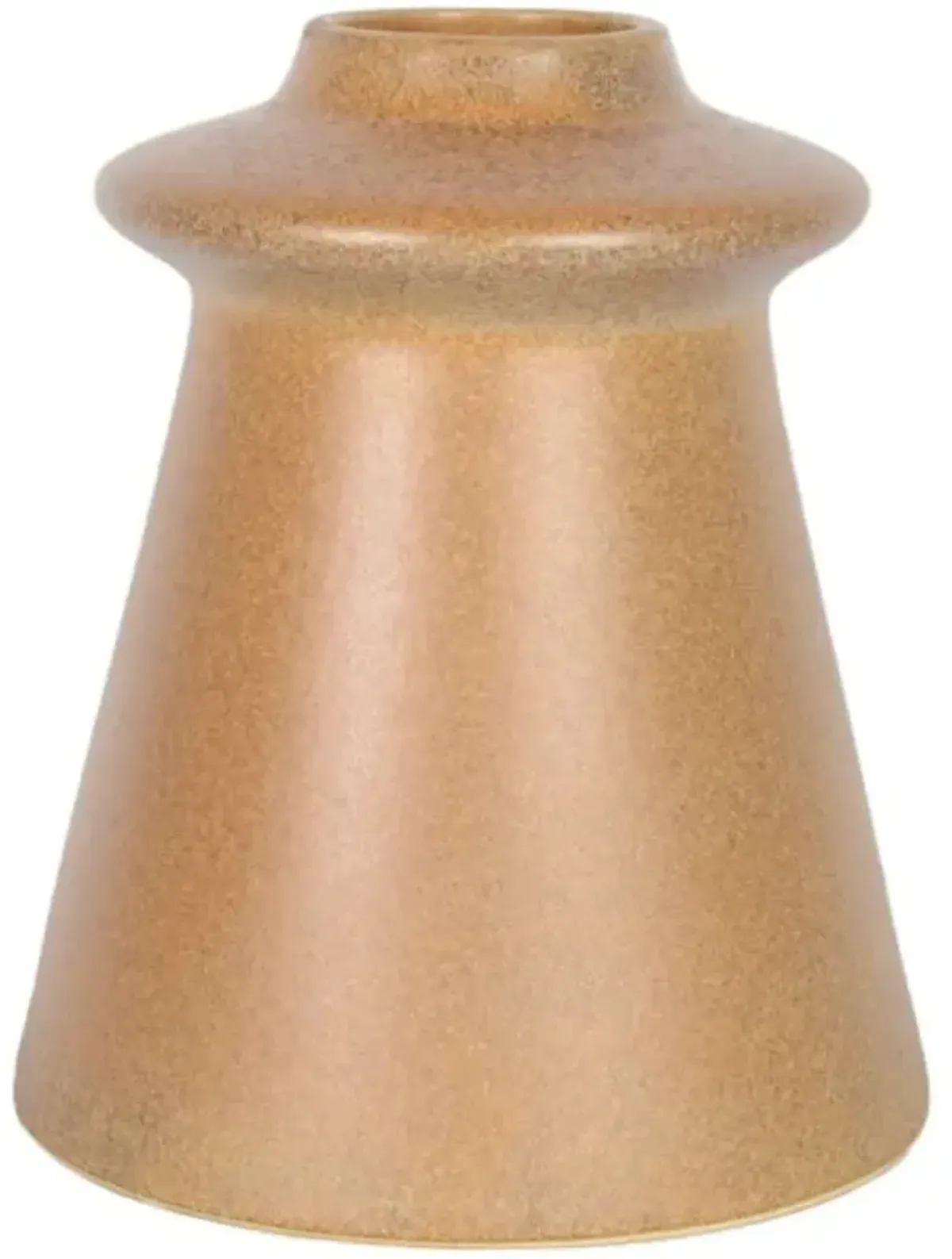 Mustard Modern Small Vase 10"W x 11"H