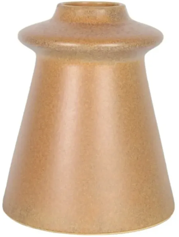 Mustard Modern Small Vase 10"W x 11"H