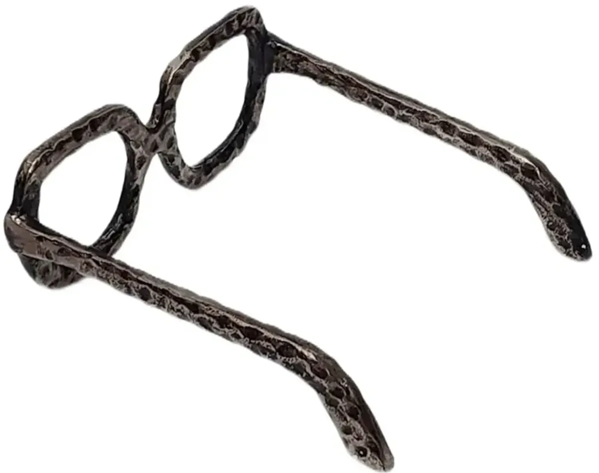 Silver Decorative Eyeglasses 8"W x 4"H