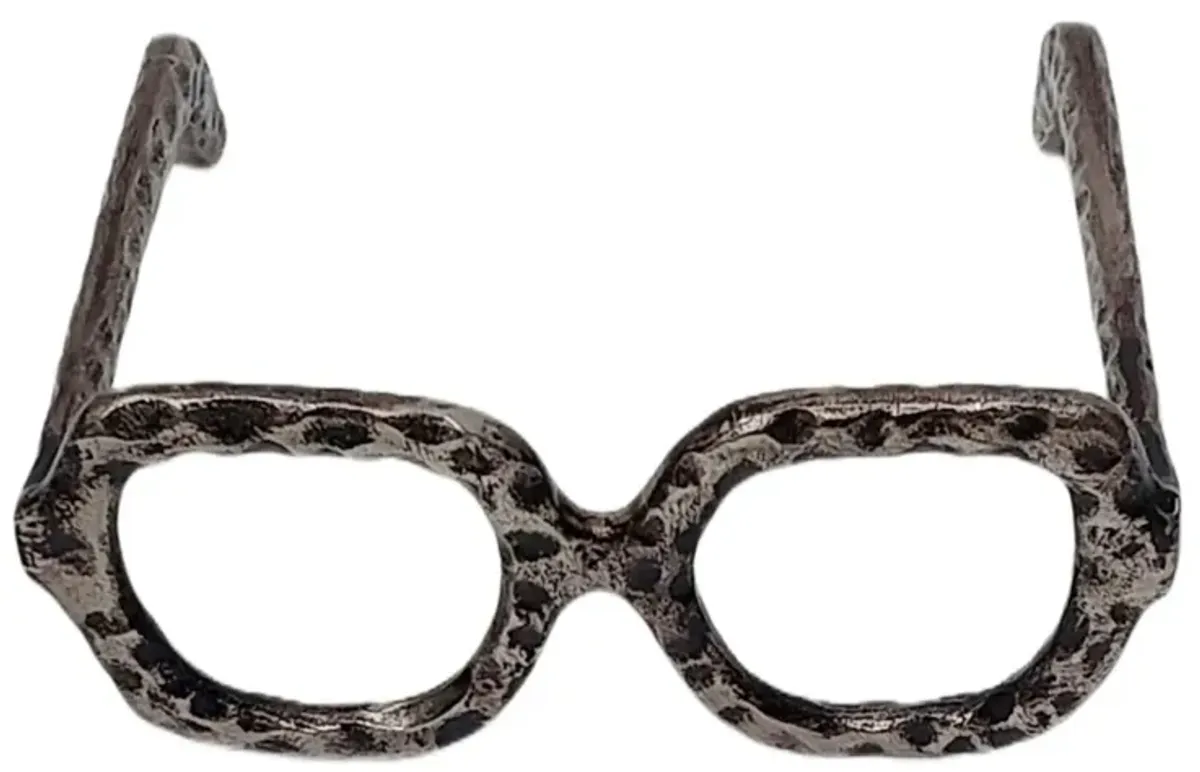 Silver Decorative Eyeglasses 8"W x 4"H