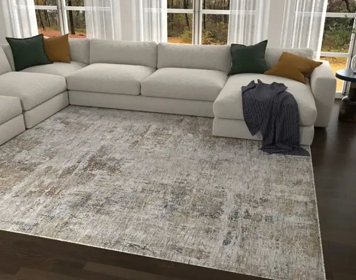 Avani Ivory/Spice Area Rug 7'10"W x 10'2"L