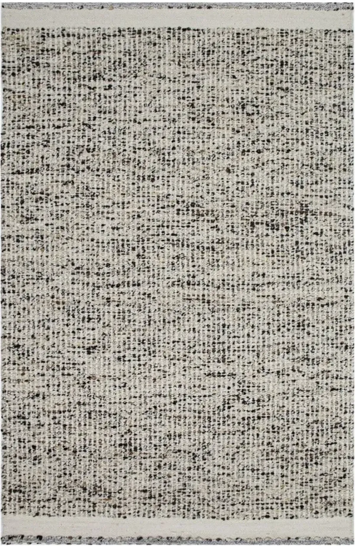 Darcy Ivory/Espresso Area Rug 8'W x 10'L
