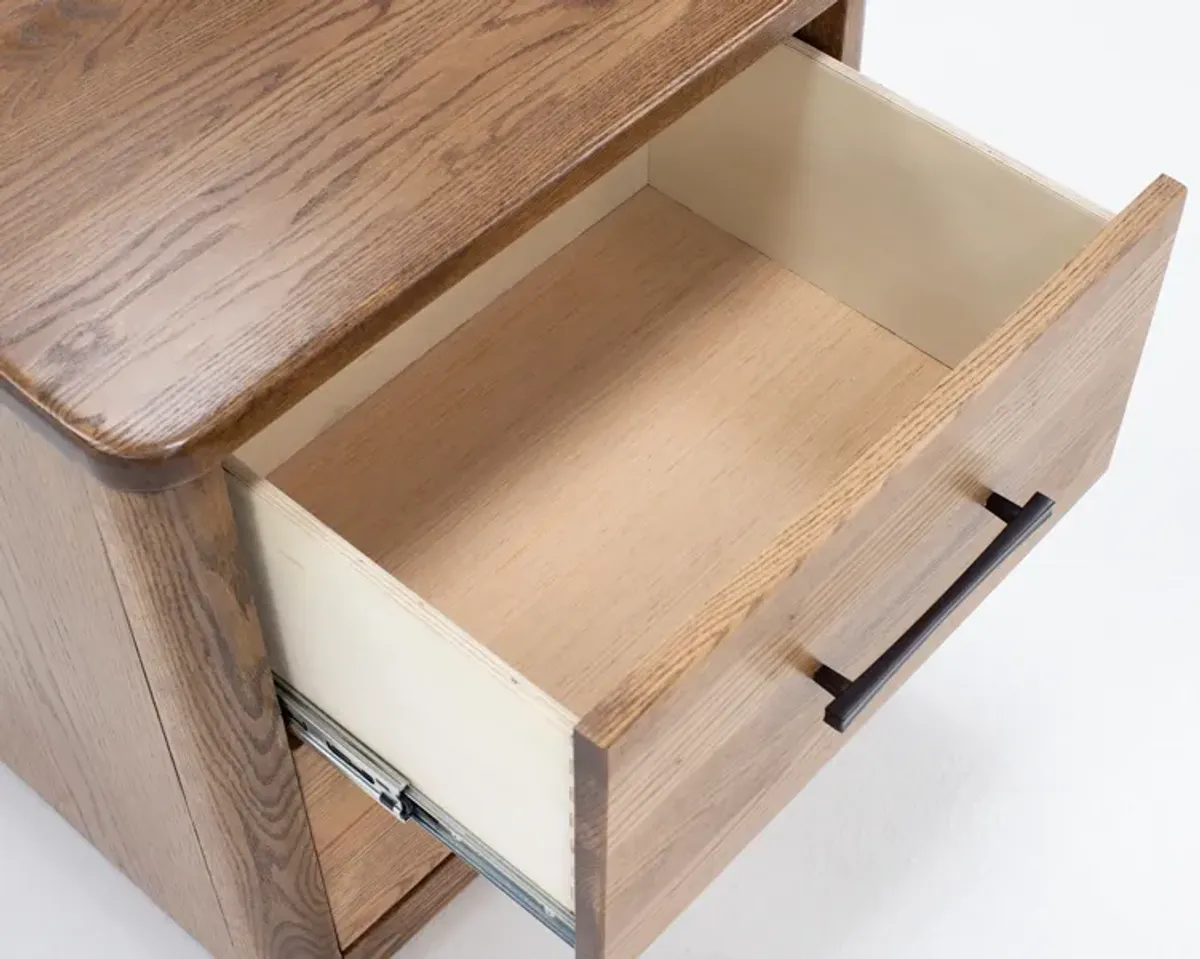 Witmer Modern Oak 24"W Nightstand