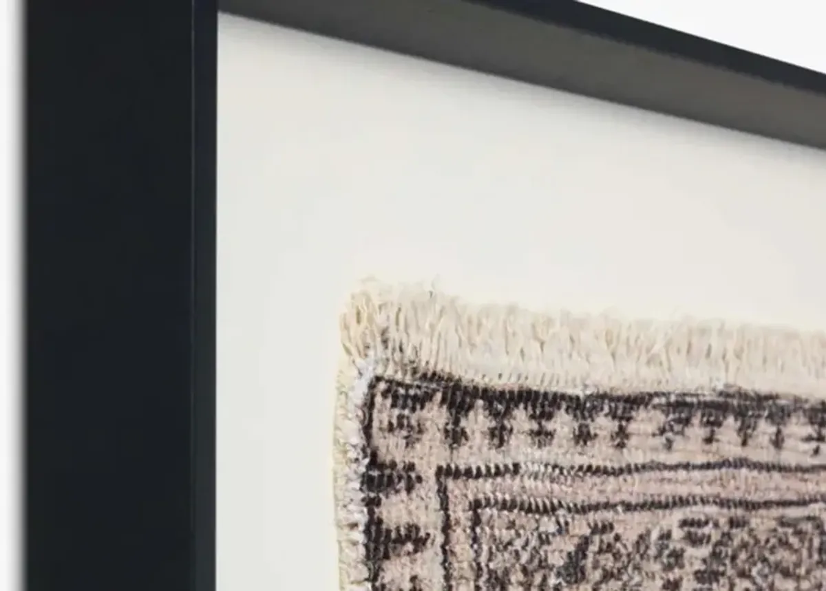 Brown Framed Textile Wall Decor 41"W x 61"H