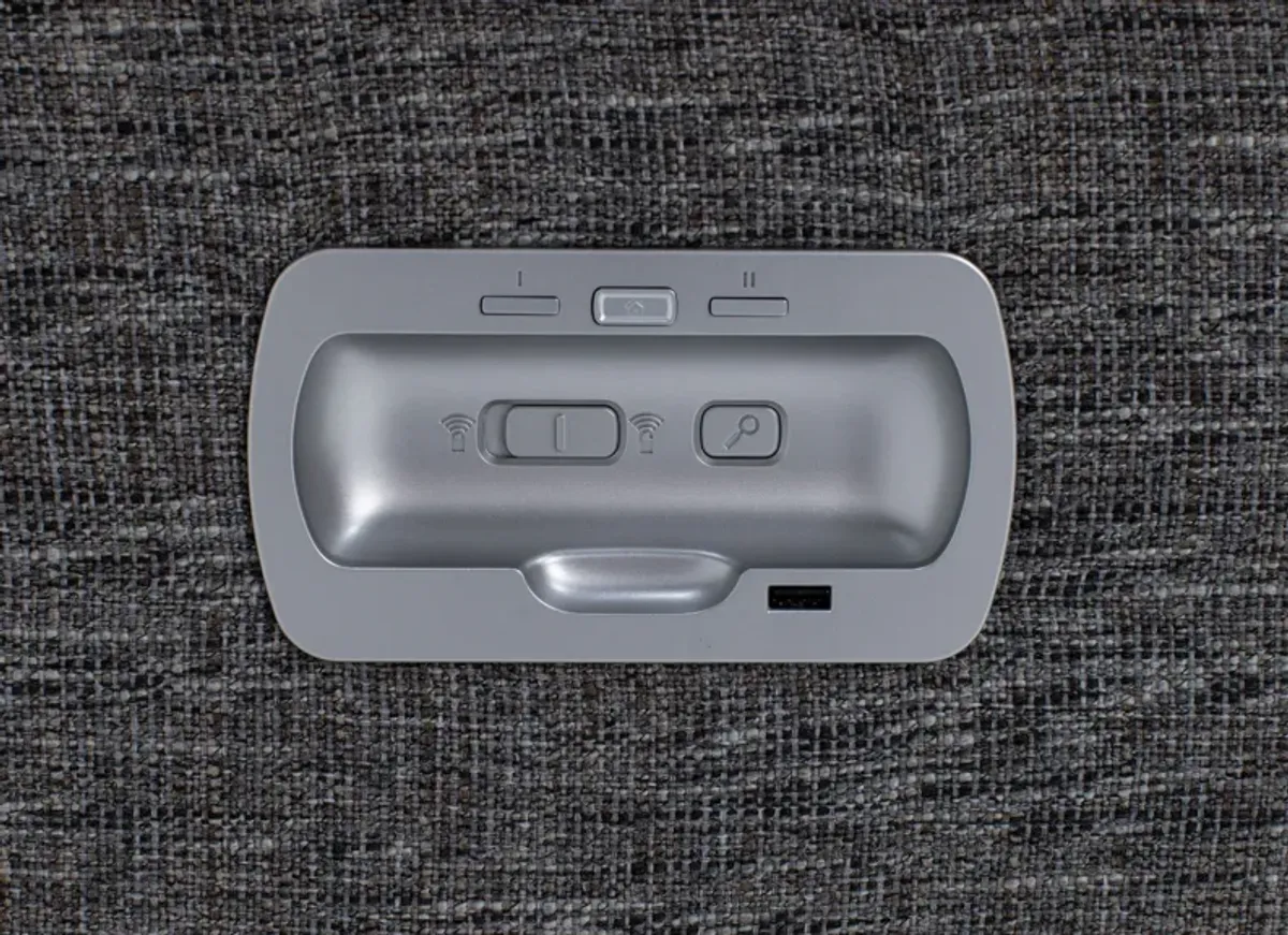 Ava 6-Pc. Power Headrest Reclining Modular With Wireless Remote In D197056 Onyx In Right-Facing With