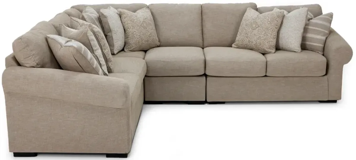 Mae 4-Pc. Sectional In Regality/Twill
