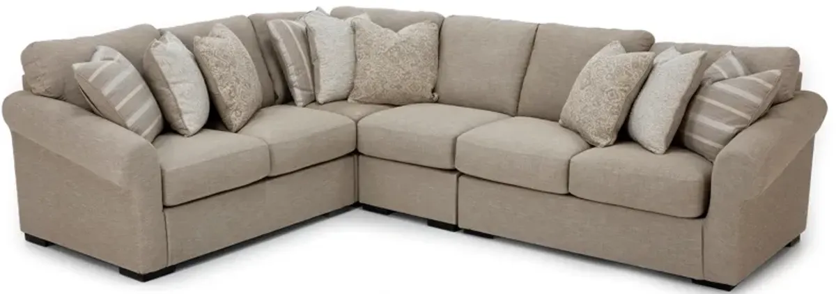 Mae 4-Pc. Sectional In Regality/Twill