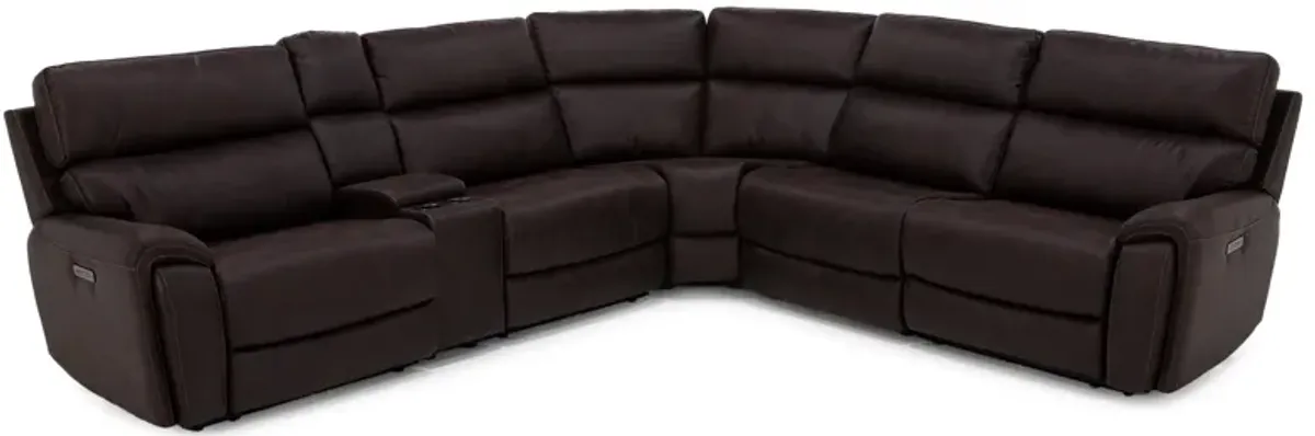 Dutton 6-Pc. Power Headrest Wall Saver Reclining Modular