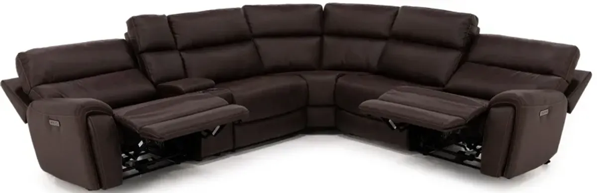 Dutton 6-Pc. Power Headrest Wall Saver Reclining Modular