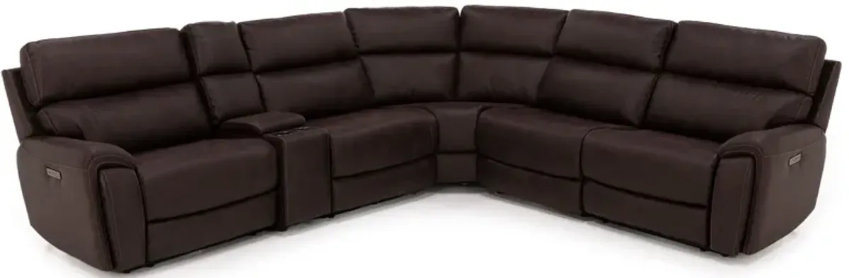 Dutton 6-Pc. Power Headrest Wall Saver Reclining Modular